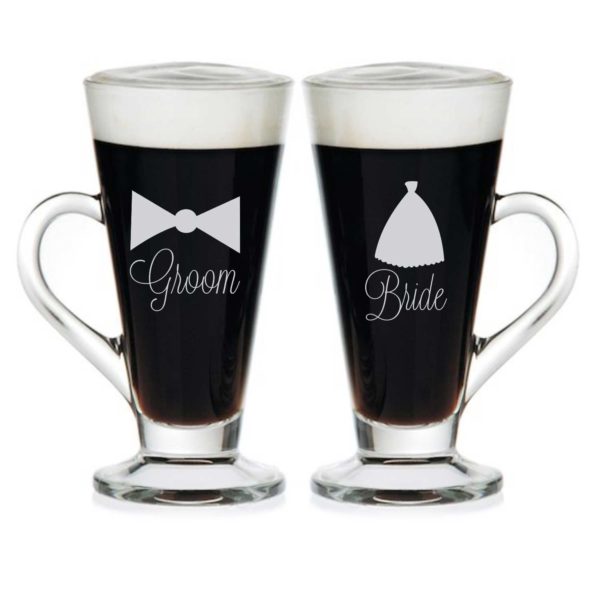 Engraved Bride and Groom Couple Bar in a Box