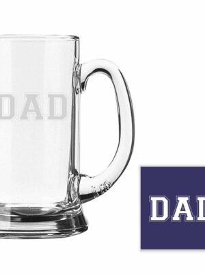Engraved DAD Beer Mug