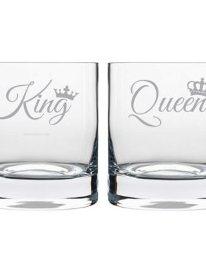 Engraved-King-Queen-Whiskey-Glasses