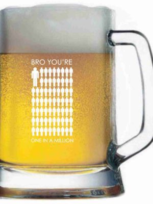 Engraved-One-in-a-Million-Brother-Pub-Tempo-Beer-Mug