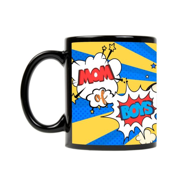 Funky Mom of Boys Coffee Mug