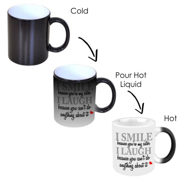 Funny Teasing I Smile I Laugh Sister Magic  Mug