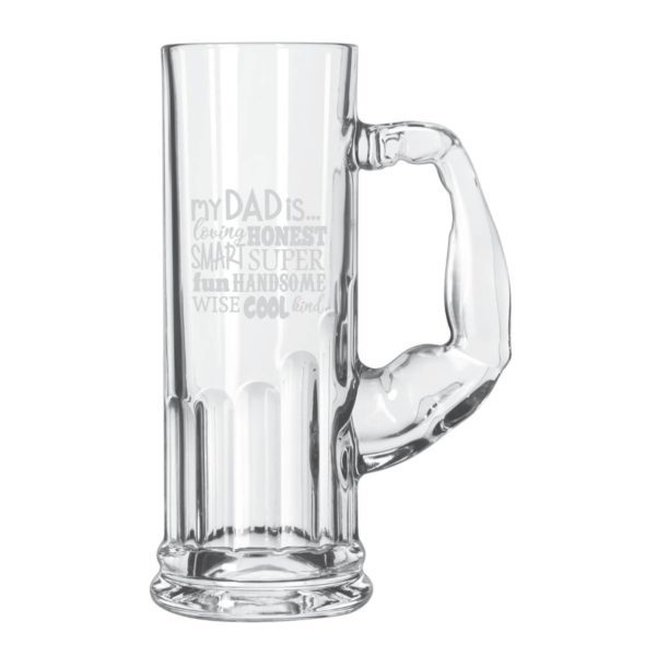 Bowtie Best Dad Beer Mug