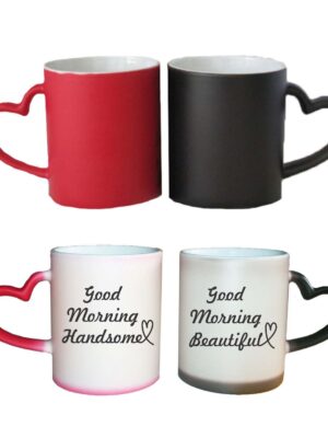 Good Morning Handsome Beautiful Magic Couple Mugs