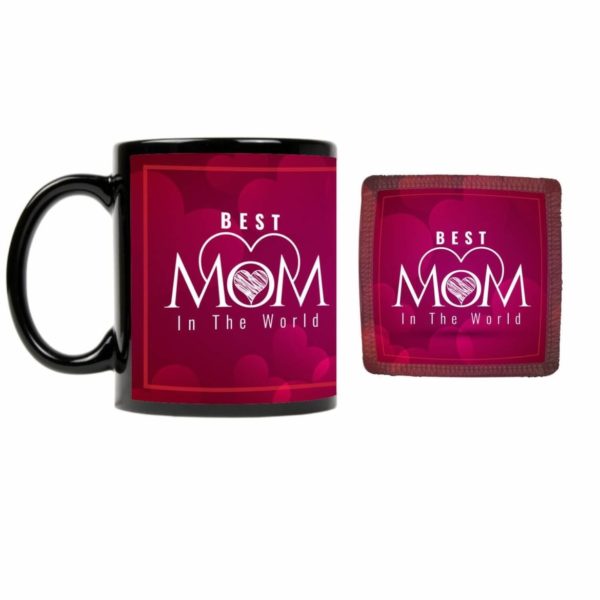 Hearts Best Mom in the World Coffee Mug