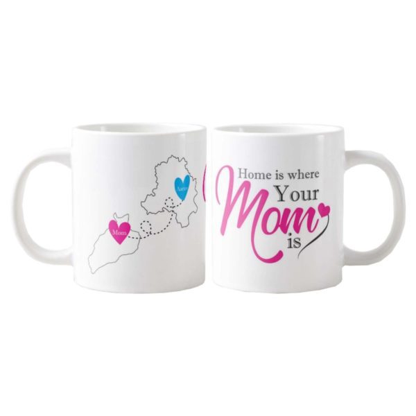 Customized Home Is Where Mom Is Mug