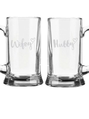 Hubby-Wifey-Beer-Mug