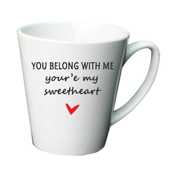 Personalized You Belong to Me Couple Mugs