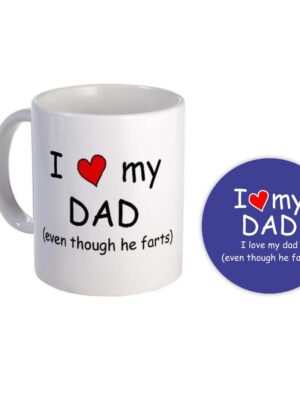 Funny I Love My Farting Dad Mug