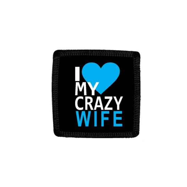 Engraved I love You My Crazy Wife Beer Mug