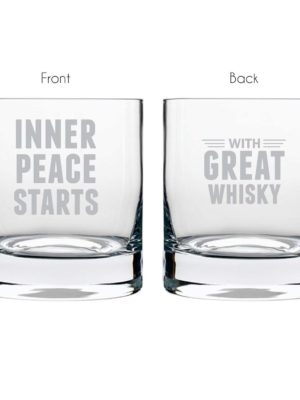 Inner-Peace-With-Great-Whiskey-Engraved-Whiskey-Glass-1