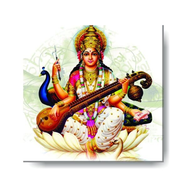 Goddess Saraswati Modern Art Wall Hanging Paintings