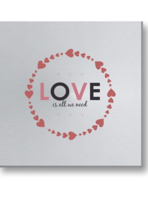 Love is All We Need Painting Canvas Frame