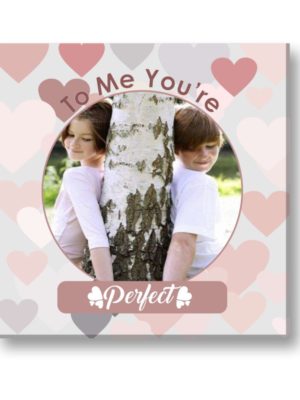 Personalized To Me You'r Perfect Photo Canvas Frame