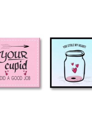 You Stole My Heart Painting Canvas Frame set of 2