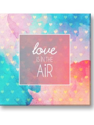 Love is in The Air Painting Canvas Frame