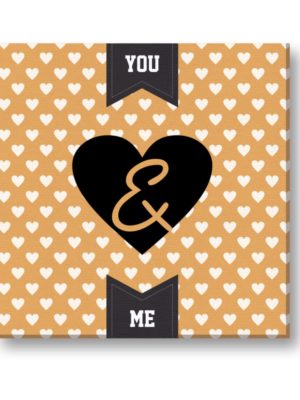 Your and Me Painting Canvas Frame