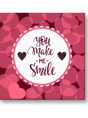 You Make Me Smile Painting Canvas Frame