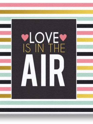 Love In Air Painting Canvas Frame