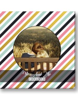 Personalized You and Me Forever Photo Canvas Frame