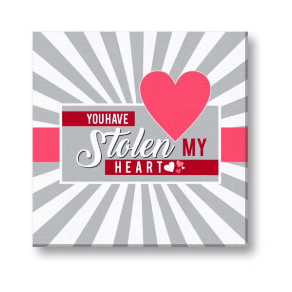 You Have Stolen My Heart Painting Canvas Frame