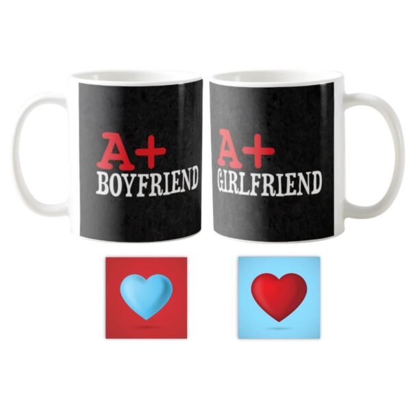 Hug Me Kiss Me Couple Coffee Mug