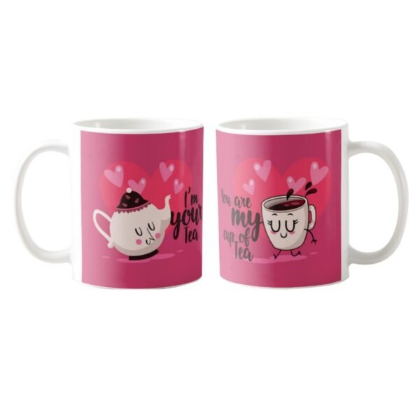 Hug Me Kiss Me Couple Coffee Mug