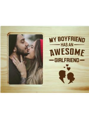 Awesome Girlfriend Engraved Photo Frame