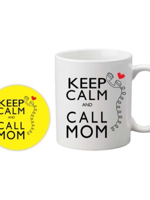 Keep Calm and Call Mom Mug