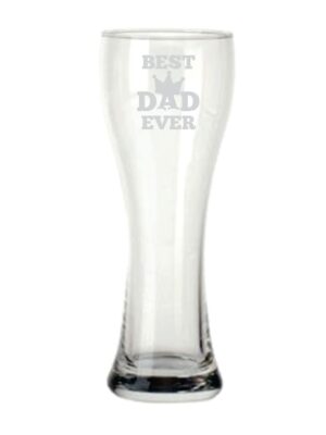 King-Best-Dad-Ever-Pilsner-Glass-2