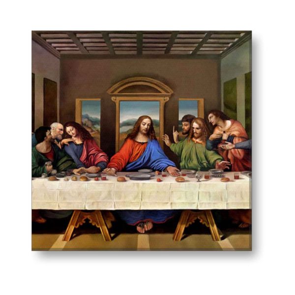 Last Supper Lord Jesus Canvas Wall Painting Frame