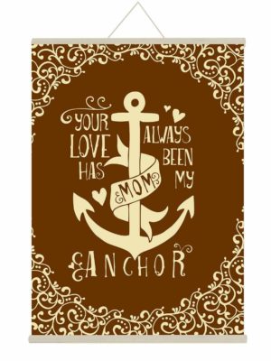 Life Anchor Mom Canvas Message Scroll