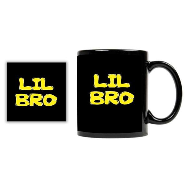 Little Brother Black Mug