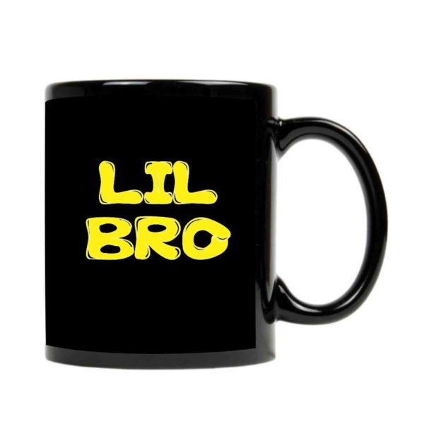 Little Brother Black Mug