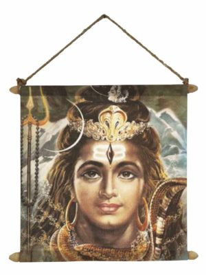 Lord Shiva Canvas Scroll