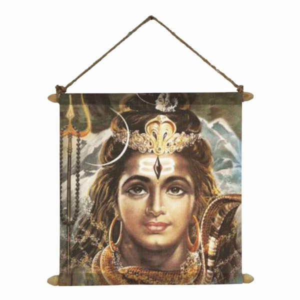 Lord Shiva Canvas Scroll