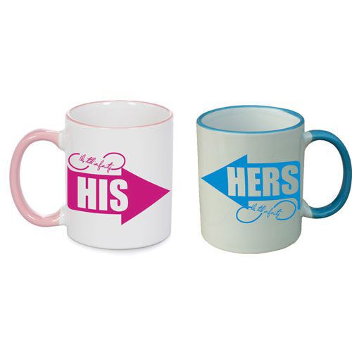 Love You Till End Couple Mugs