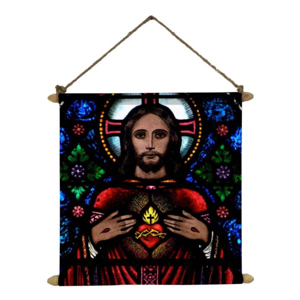 Loving Lord Jesus Canvas Scroll