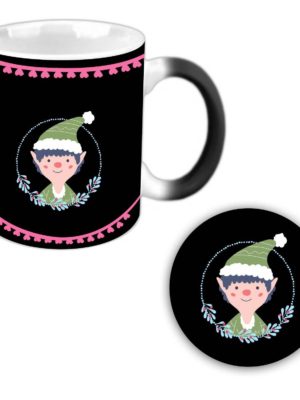 Merry Christmas Magic Mug With Coaster