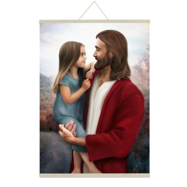 Messiah Lord Jesus Canvas Scroll