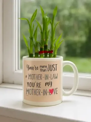 You're More than Just Mother in Law Bamboo Planter