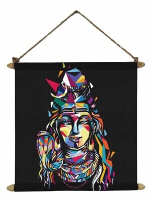 Mosaic Shiva Canvas Scroll