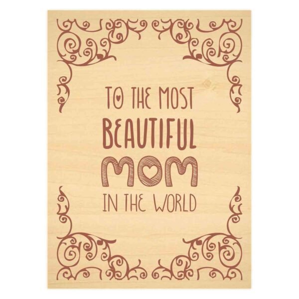 Best Mom Award Engraved Plaque