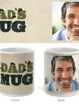 Moustache Dad Photo Mugs