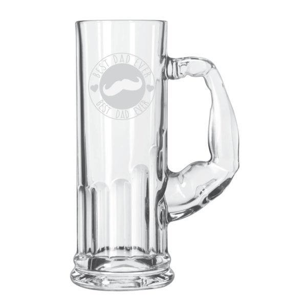 Bowtie Best Dad Beer Mug