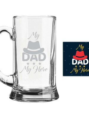 My Dad My Hero Beer Mug