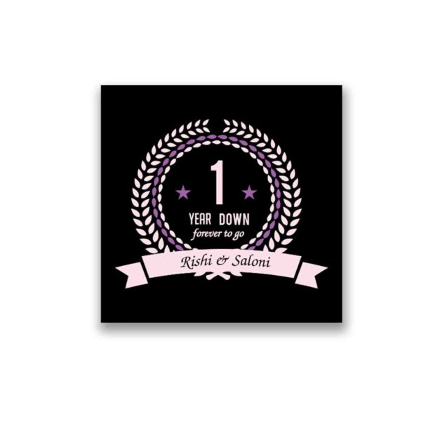 Personalized 1st Anniversary Coffee Mug