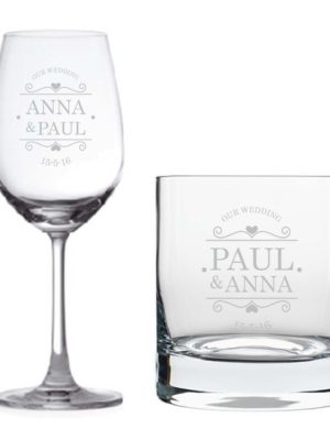 Personalised-Our-Wedding-Wine-Glass-Whiskey-Glass