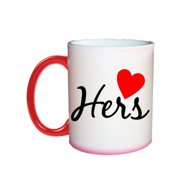 Personalized Charming His and Hers Couple Magic Mugs