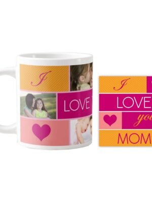 Personalized I Love You Mom Mug